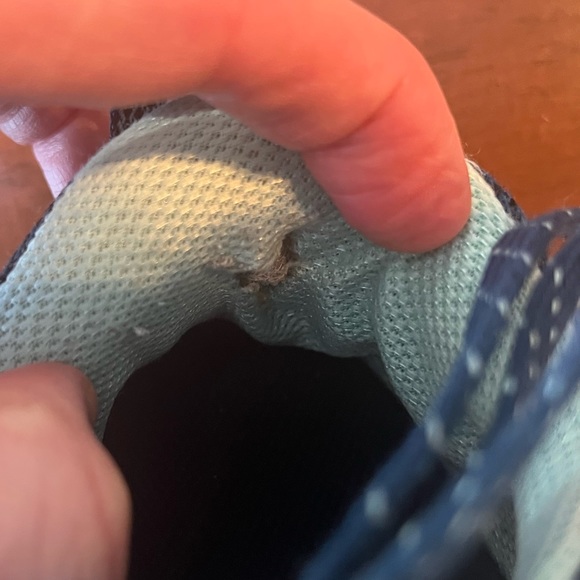 ASICS running shoes blue line green pink  women’s sz 9 EU40.5, preowned - Picture 7 of 8